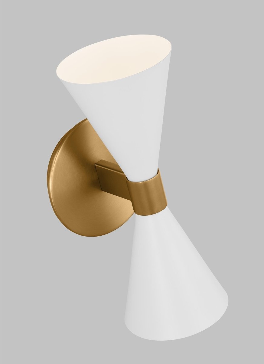 Luminaire de vanité Albertine - Blanc mat by Visual Comfort Studio | Luminaires & cie