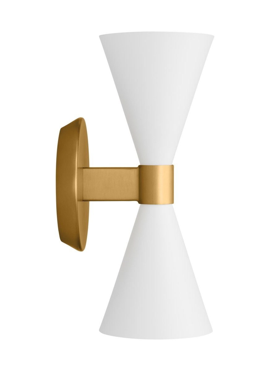 Luminaire de vanité Albertine - Blanc mat by Visual Comfort Studio | Luminaires & cie