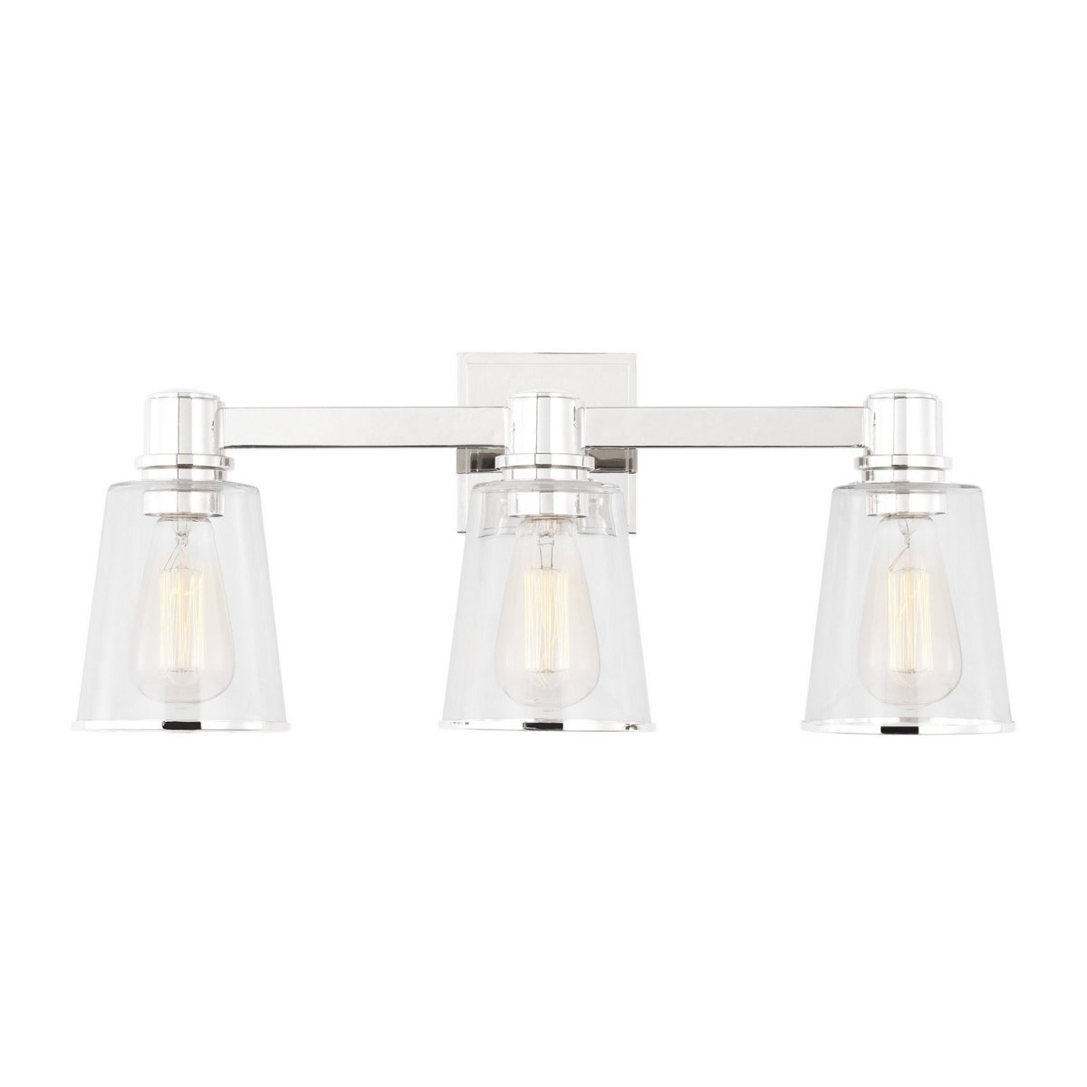 Luminaire de vanité Alessa - Nickel poli 22 1/8" by Visual Comfort Studio | Luminaires & cie