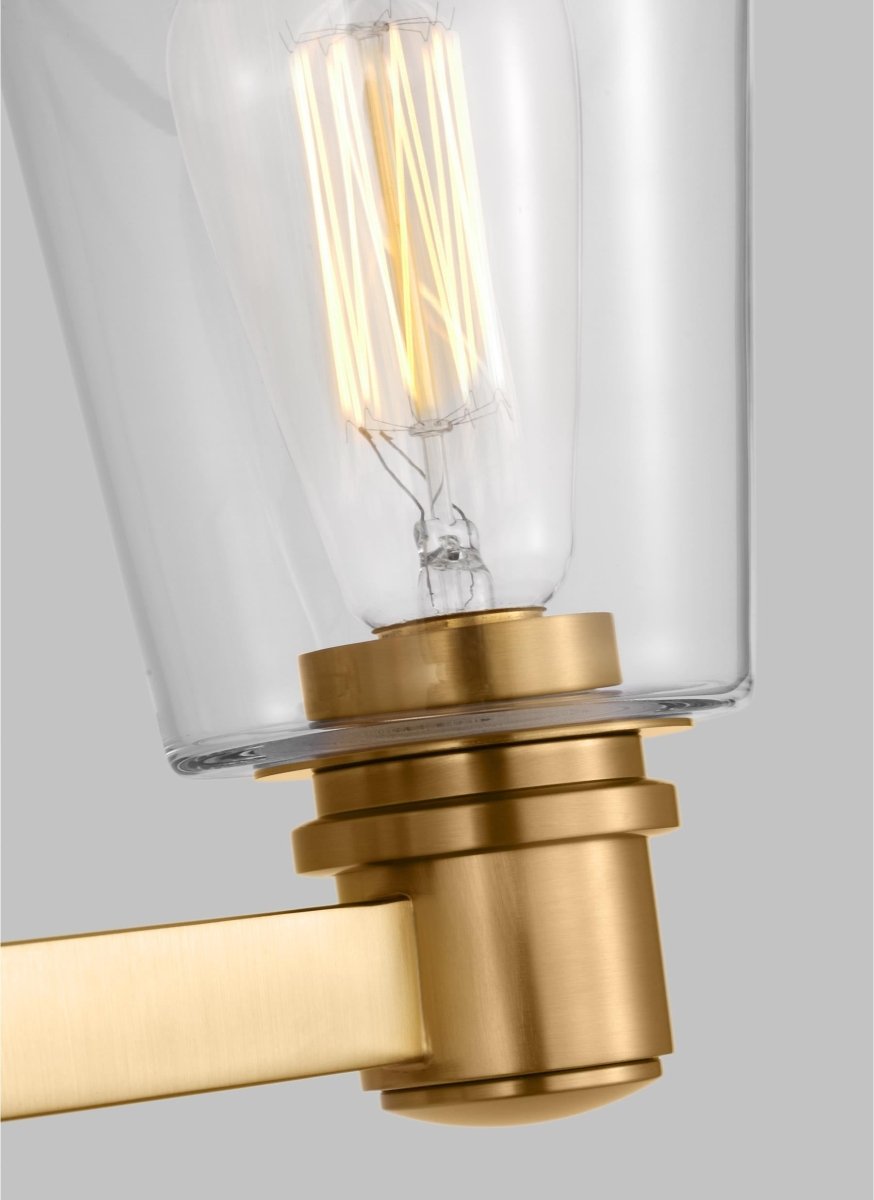 Luminaire de vanité Alessa - Nickel poli 30 5/8" by Visual Comfort Studio | Luminaires & cie