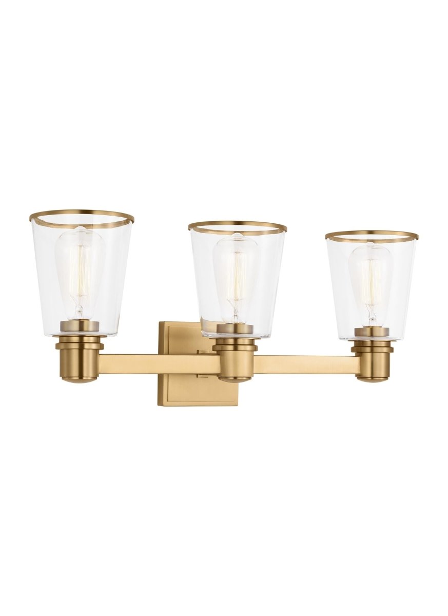 Luminaire de vanité Alessa - Nickel poli 30 5/8" by Visual Comfort Studio | Luminaires & cie