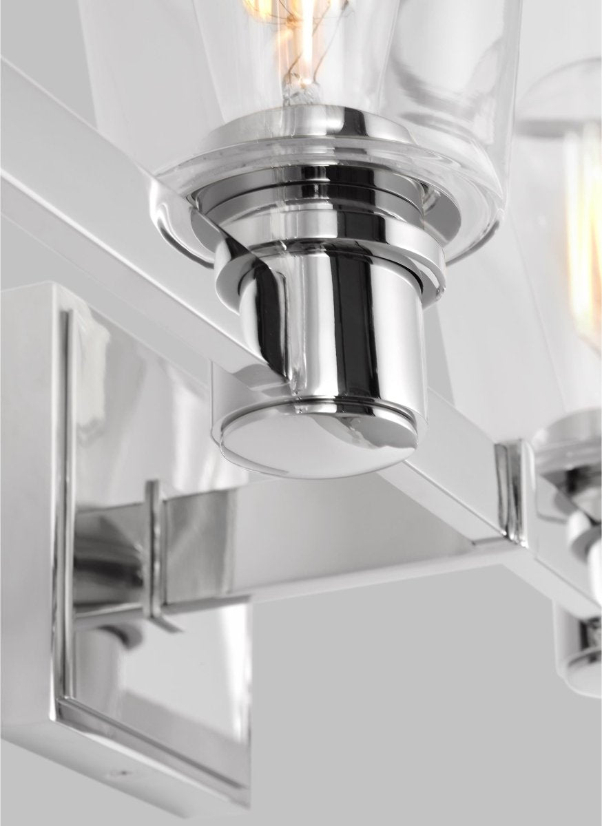 Luminaire de vanité Alessa - Nickel poli 30 5/8" by Visual Comfort Studio | Luminaires & cie