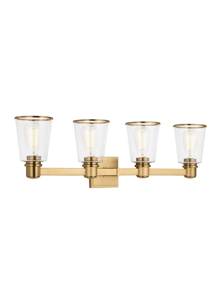Luminaire de vanité Alessa - Nickel poli 30 5/8" by Visual Comfort Studio | Luminaires & cie