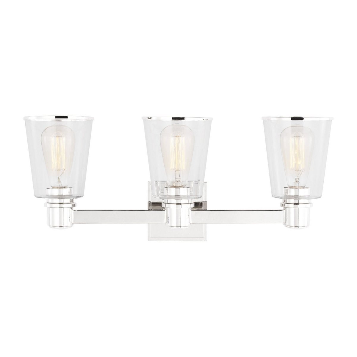 Luminaire de vanité Alessa - Nickel poli 30 5/8" by Visual Comfort Studio | Luminaires & cie