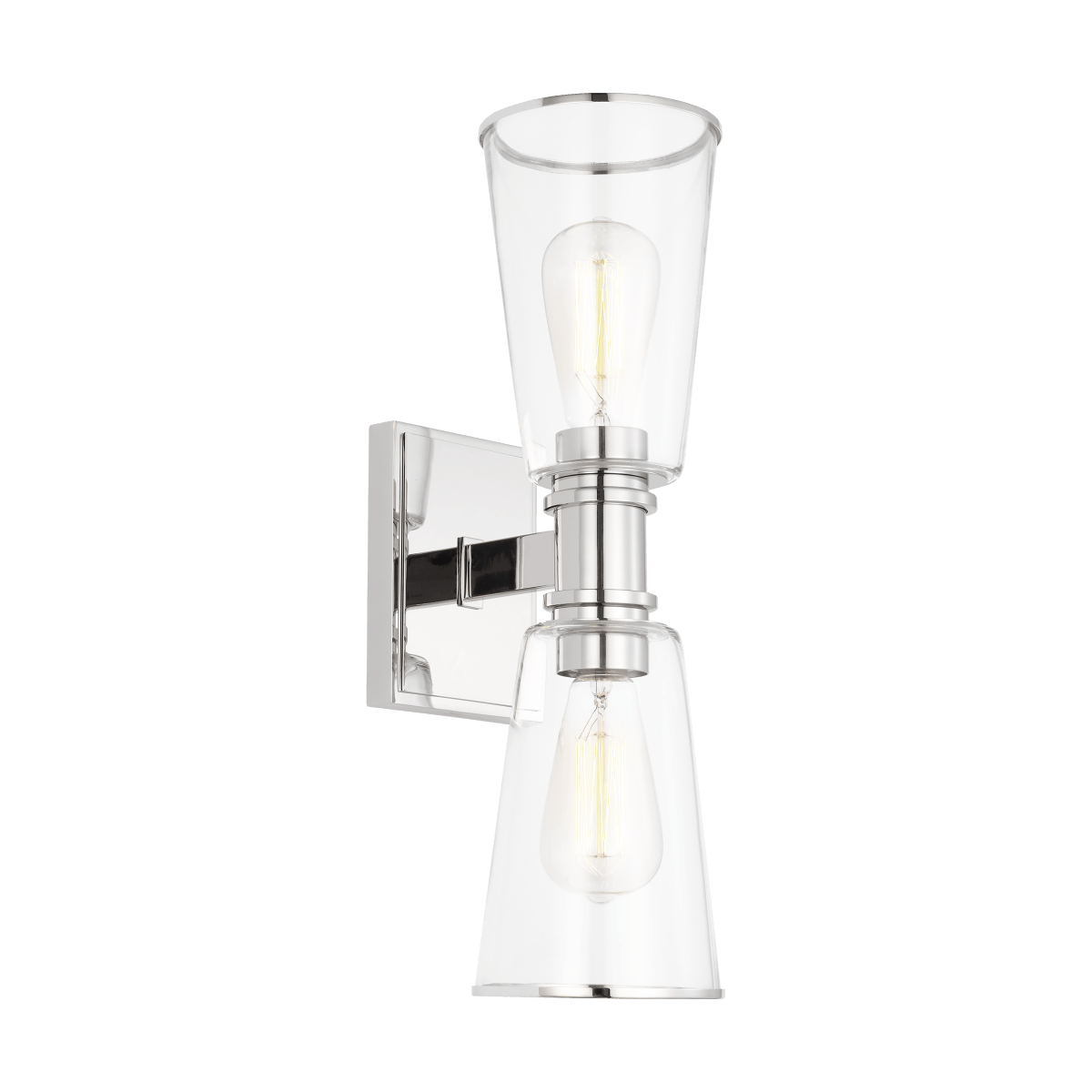 Luminaire de vanité Alessa - Nickel poli 5" by Visual Comfort Studio | Luminaires & cie