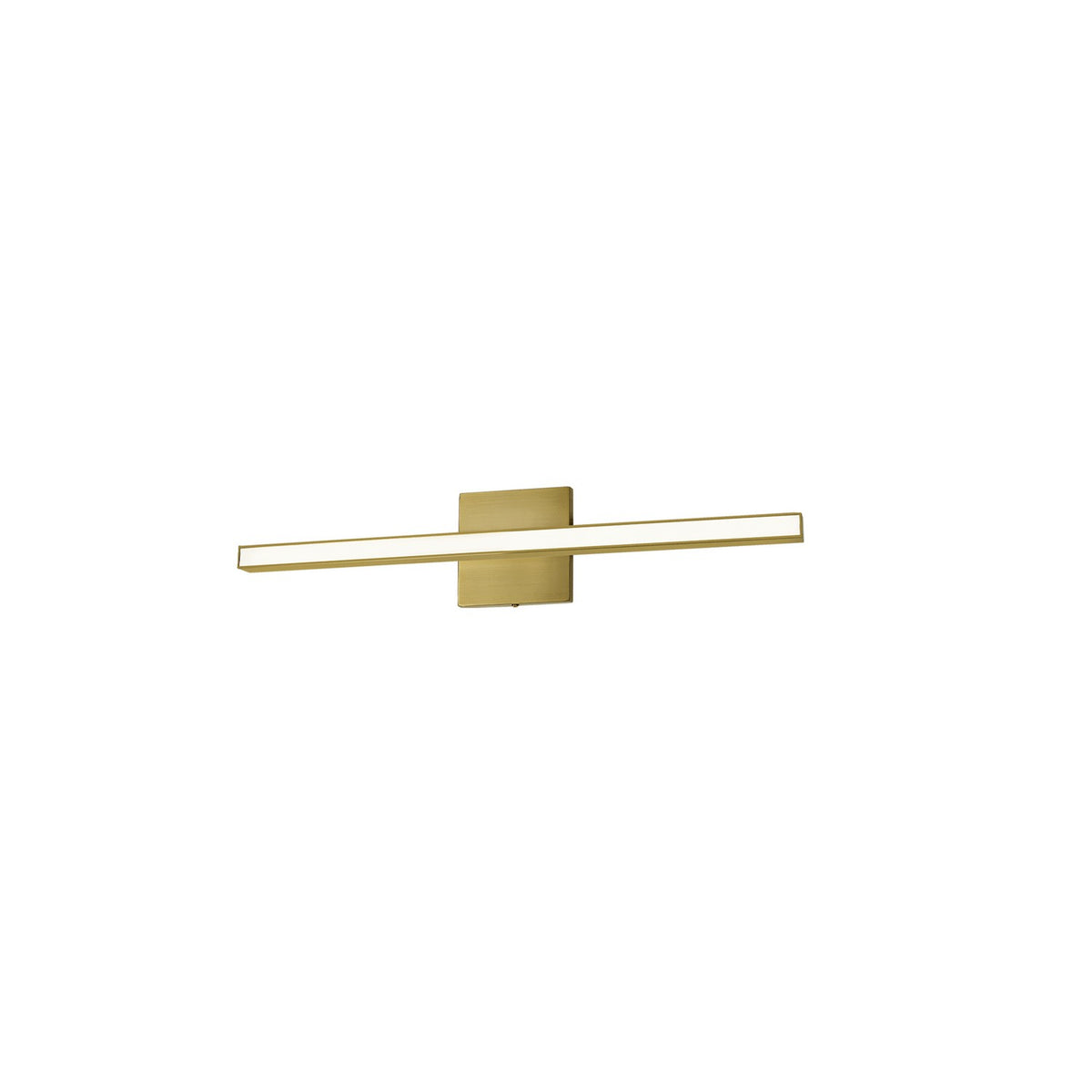 Barre d'éclairage de salle de bain Alexander 23 3/4", Laiton vieilli – Dainolite
