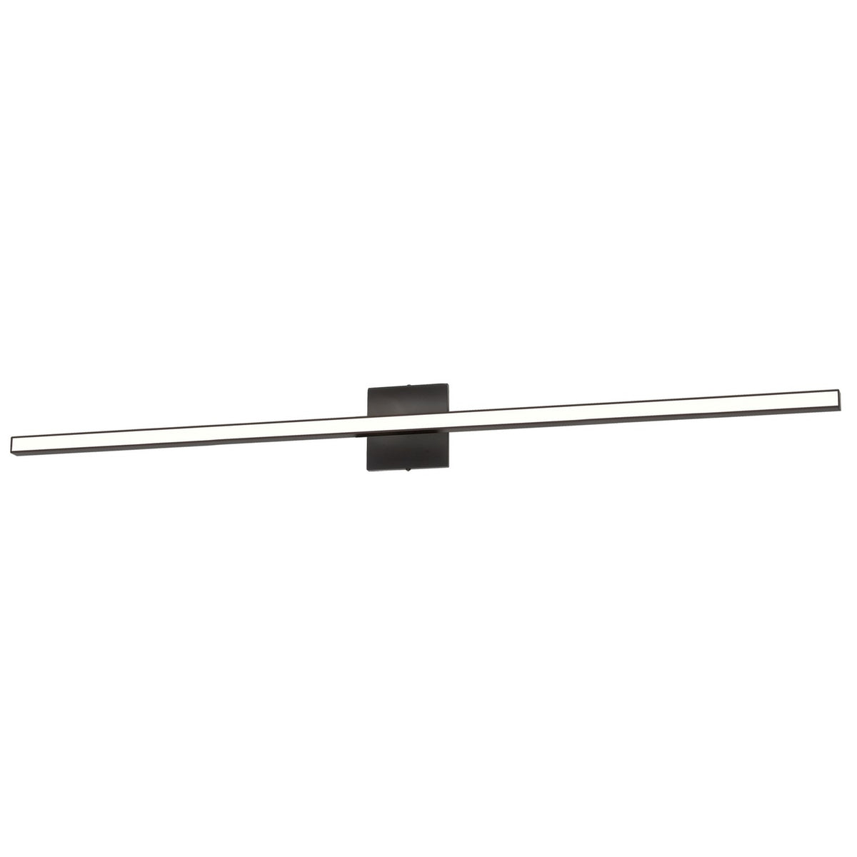Barre d'éclairage de salle de bain Alexander 47 1/2", Noir mat – Dainolite
