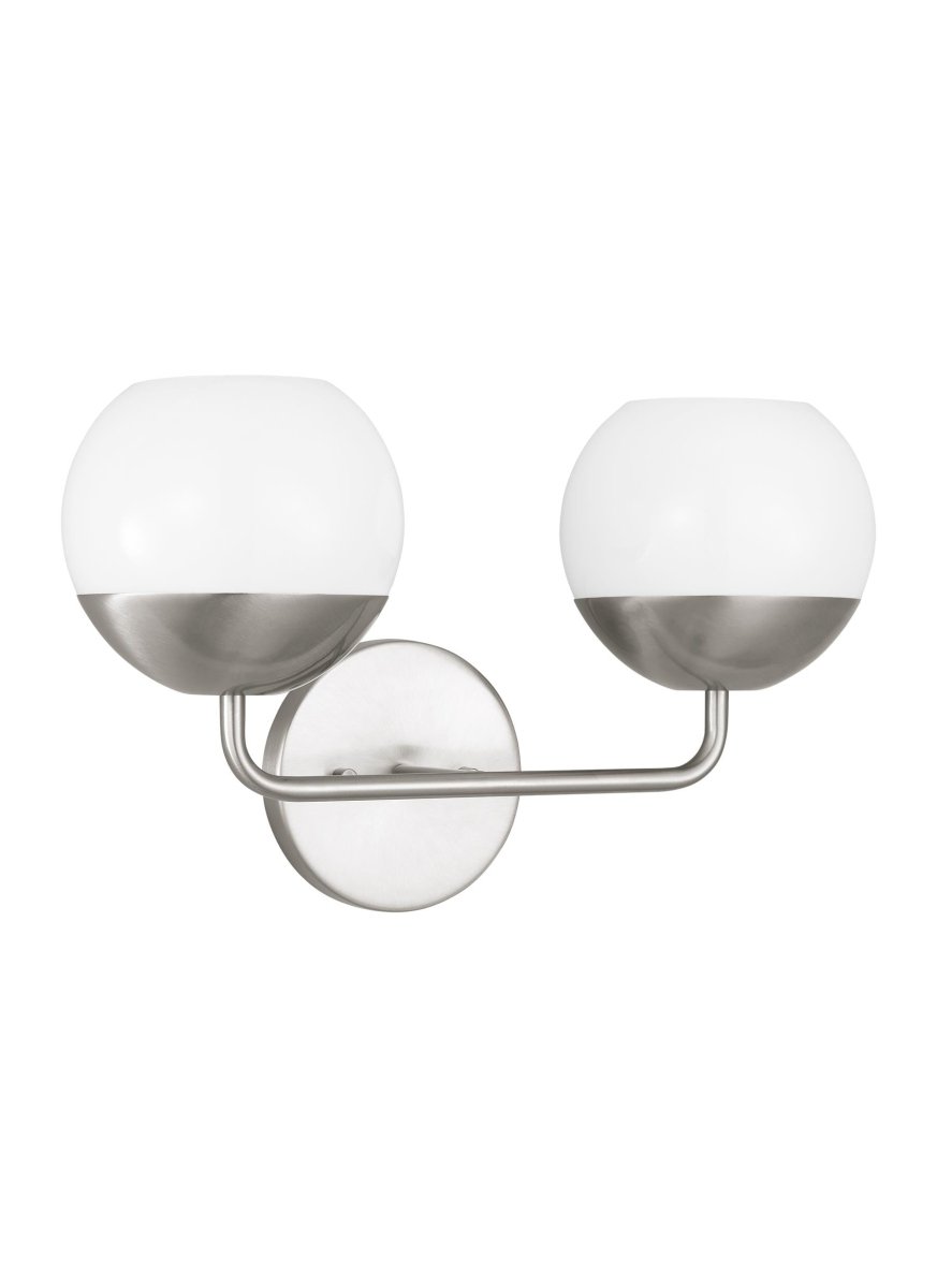 Luminaire de vanité Alvin - Nickel brossé 16 1/2" Ampoules DEL incluses by Visual Comfort Studio | Luminaires & cie