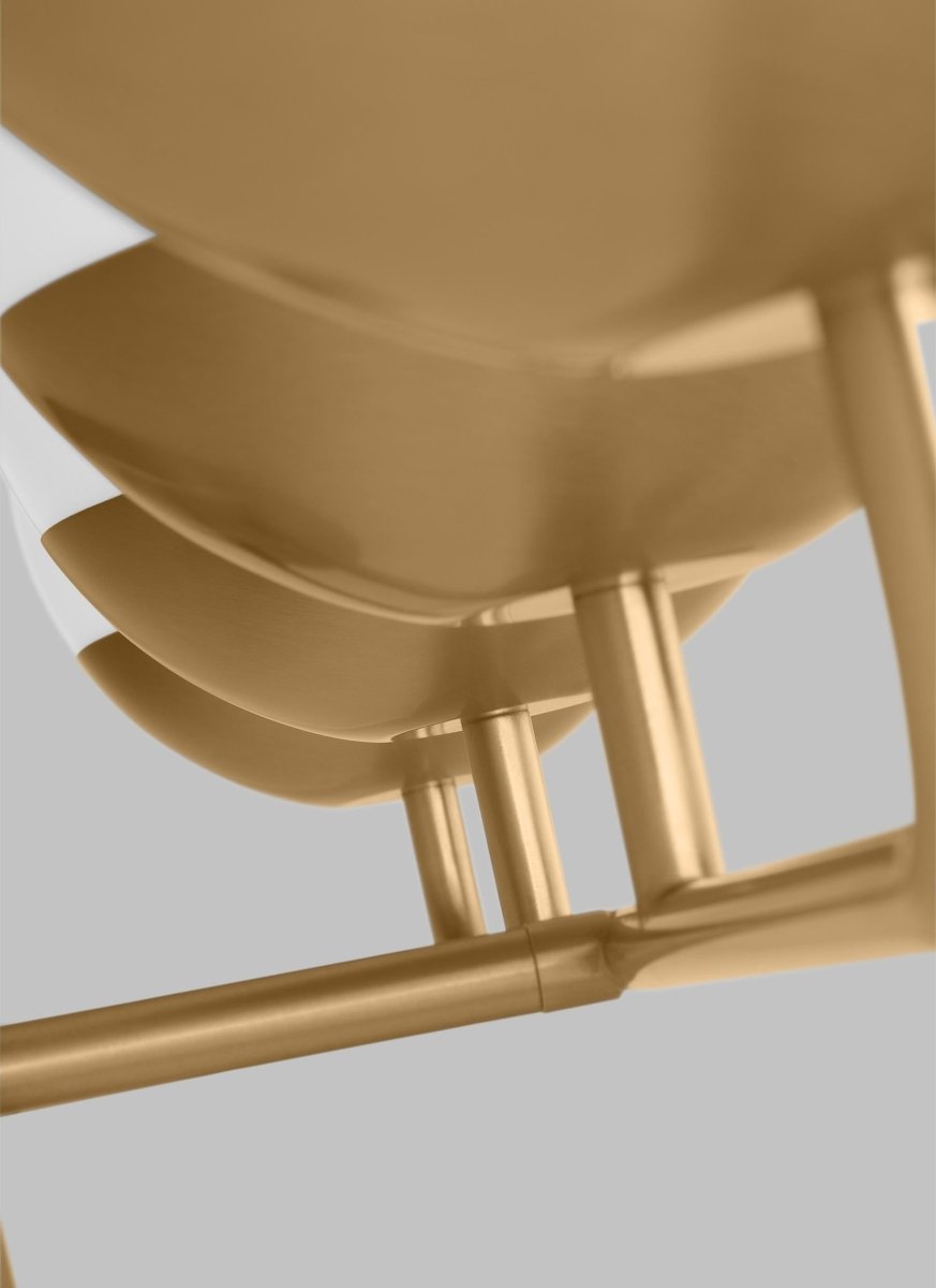Luminaire de vanité Alvin - Laiton satiné 33 3/8" Ampoules DEL incluses by Visual Comfort Studio | Luminaires & cie