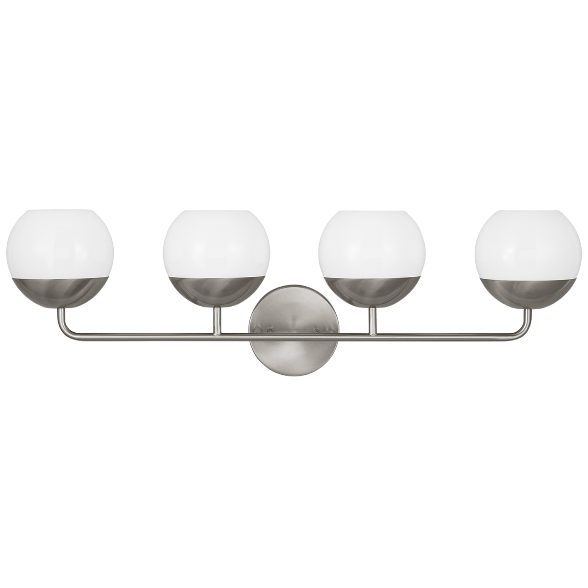 Luminaire de vanité Alvin - Nickel brossé 33 3/8" Ampoules DEL incluses by Visual Comfort Studio | Luminaires & cie