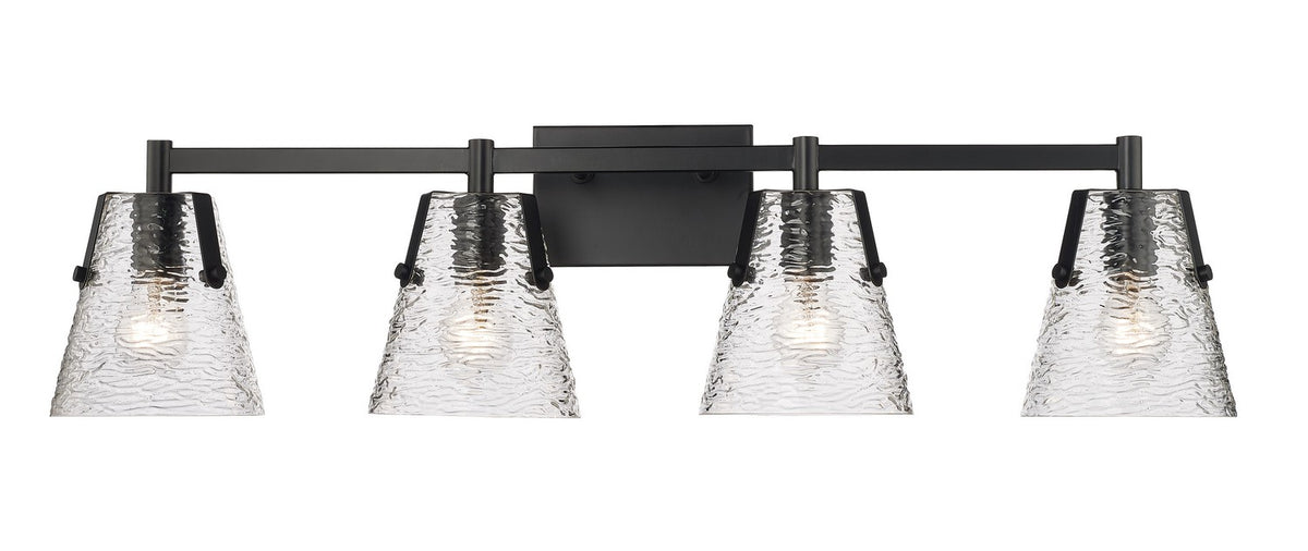 Luminaire de vanité Analia Noir mat, 36" – Z-Lite