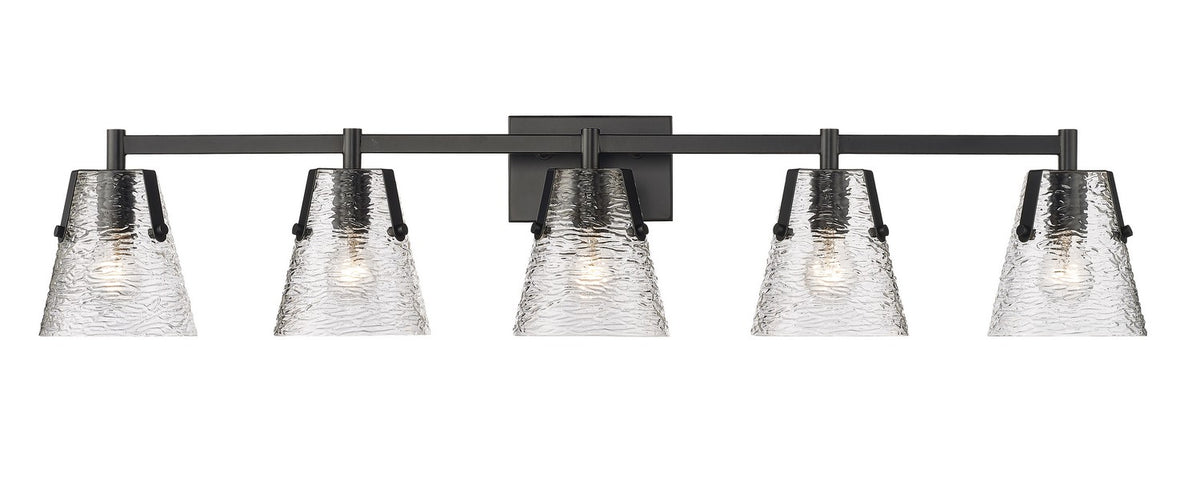 Luminaire de vanité Analia Noir mat, 45 3/4" – Z-Lite