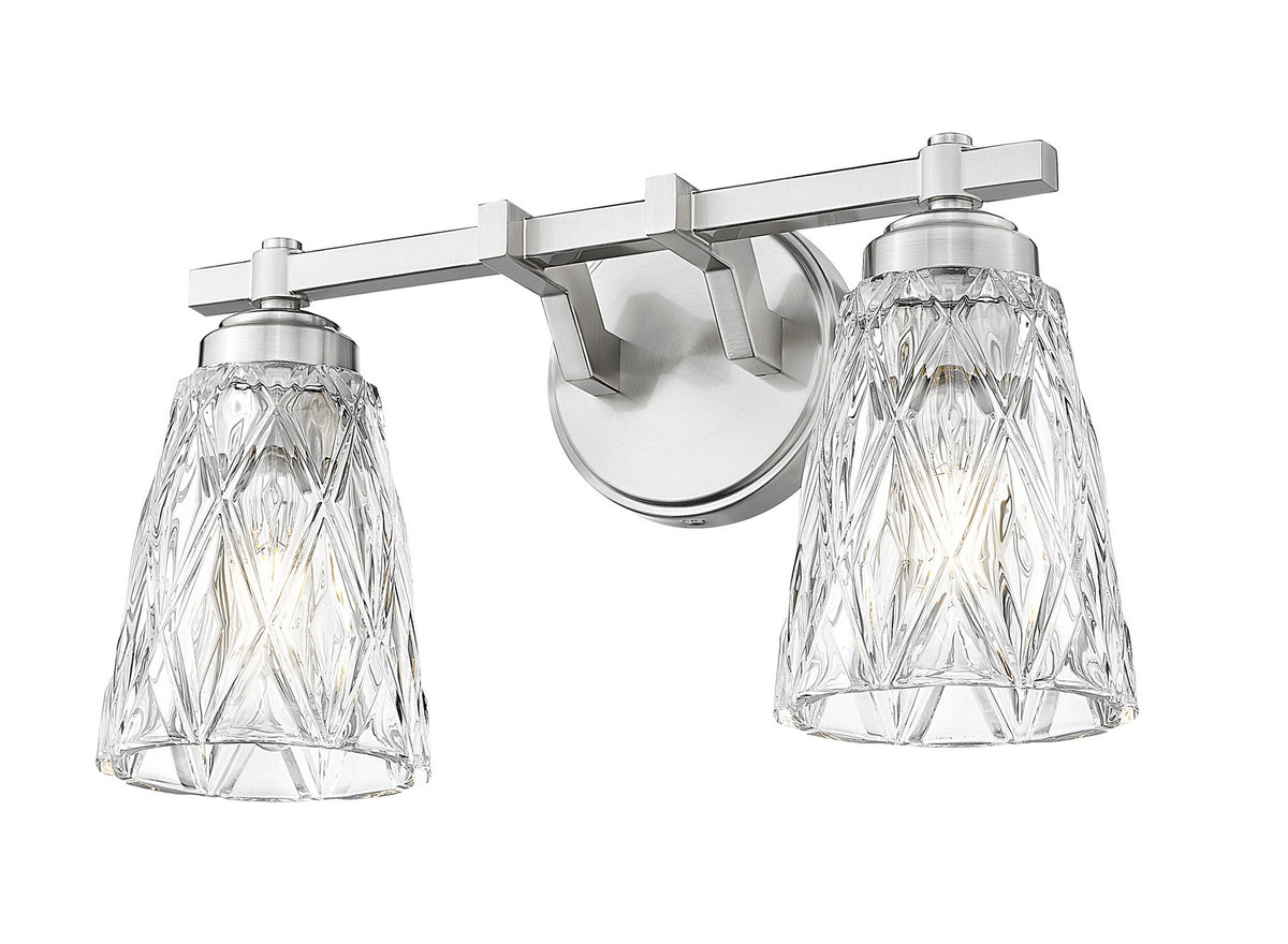 Luminaire de vanité Andree Nickel brossé, 16" – vue 3