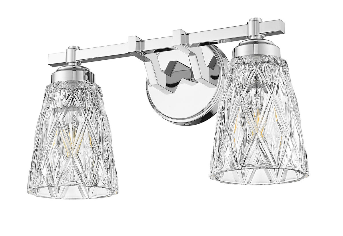 Luminaire de vanité Andree Chrome, 16" – vue 5