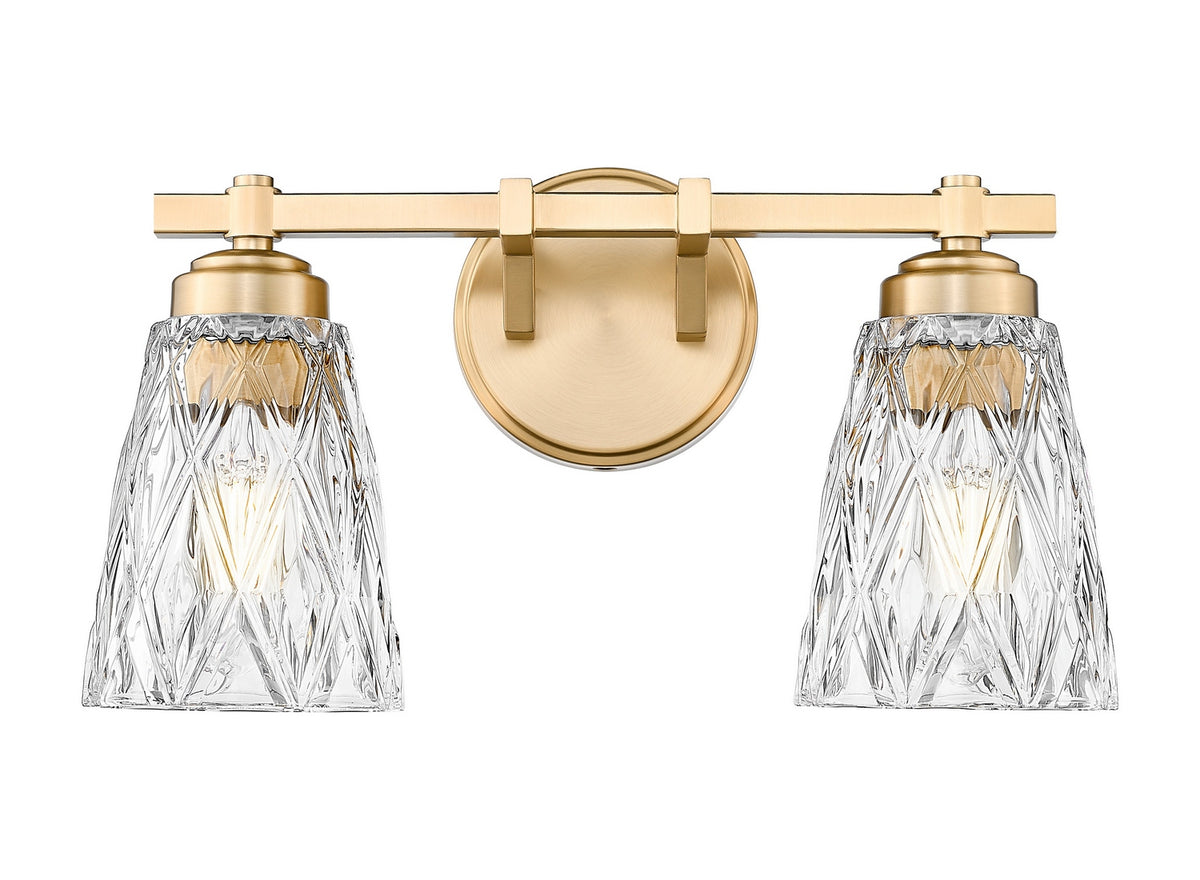 Luminaire de vanité Andree Or moderne, 16" – vue 2