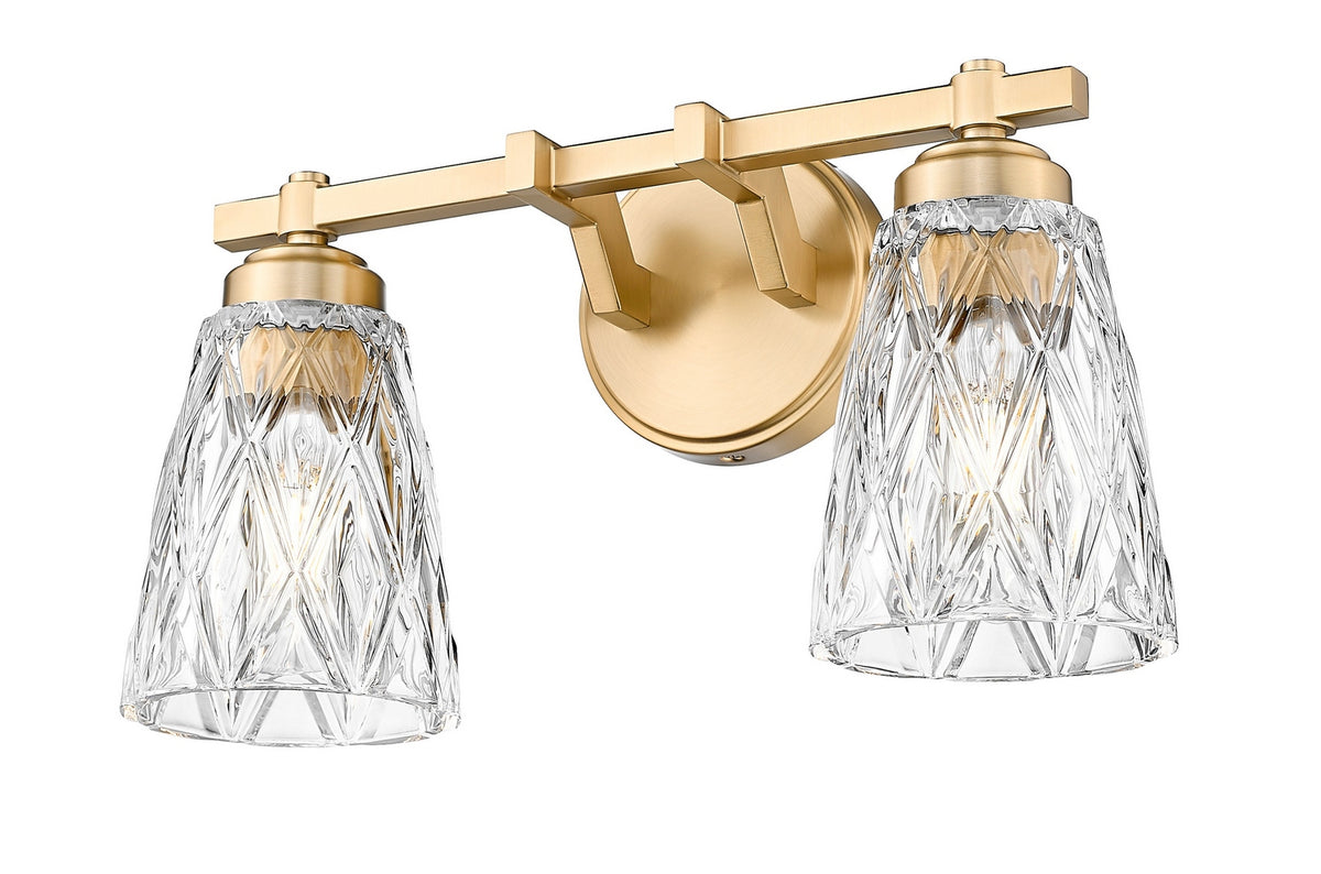 Luminaire de vanité Andree Or moderne, 16" – vue 3