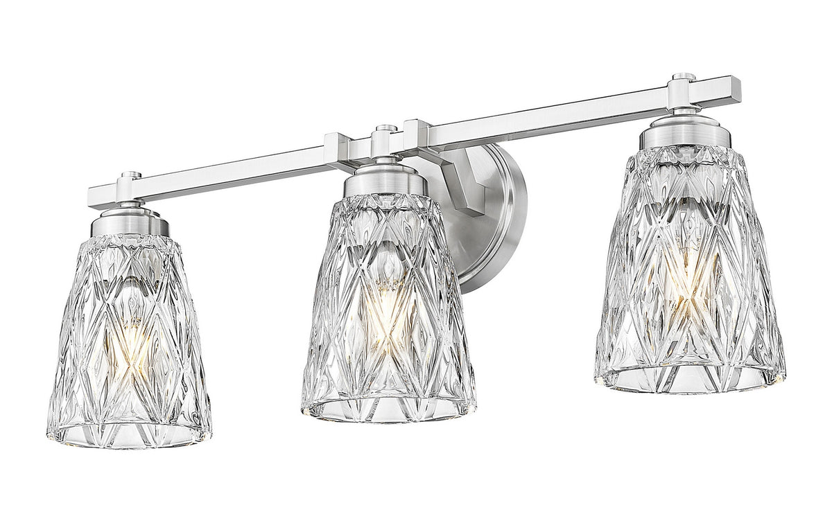 Luminaire de vanité Andree Nickel brossé, 24" – vue 4