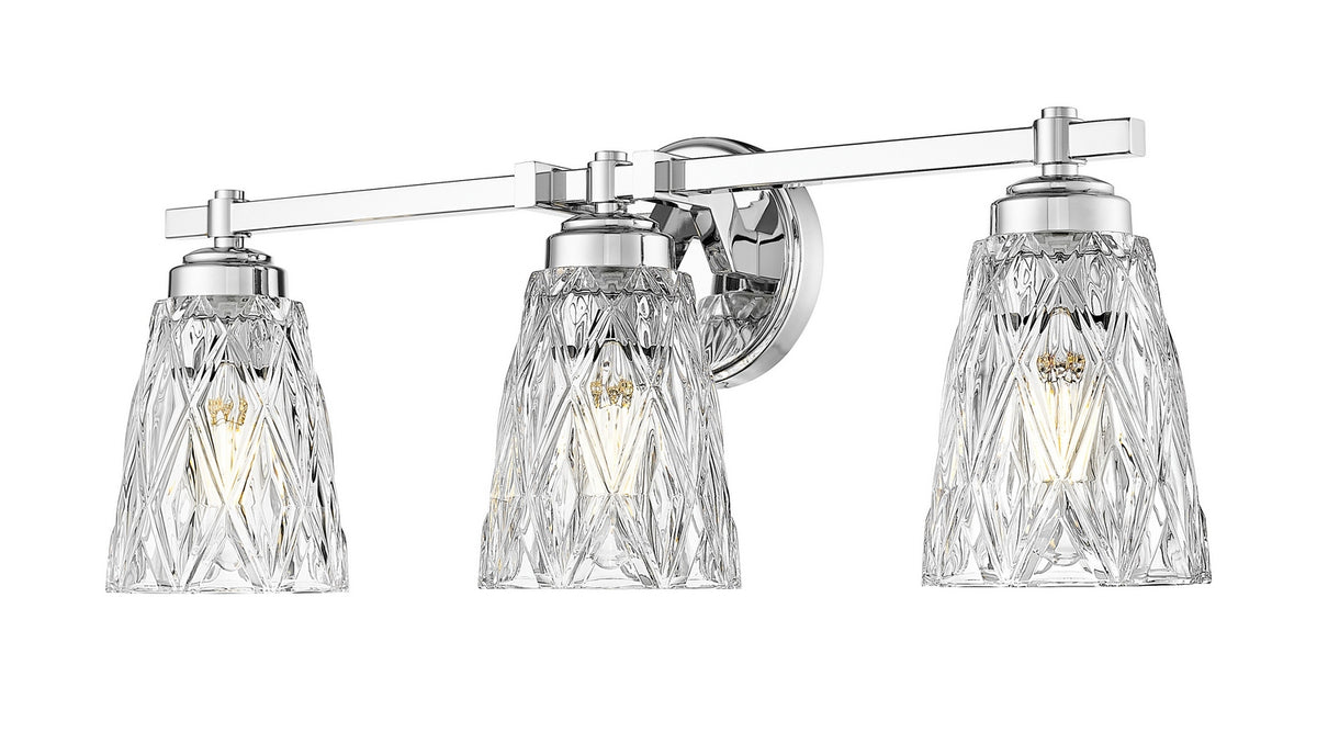 Luminaire de vanité Andree Chrome, 24" – Z-Lite