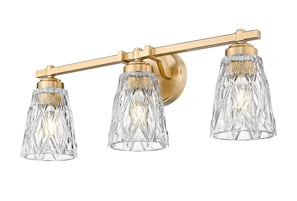 Luminaire de vanité Andree Or moderne, 24" – vue 3