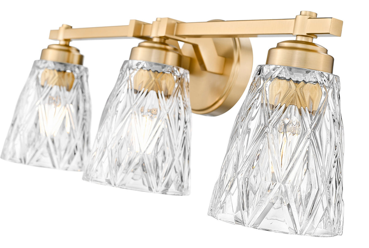 Luminaire de vanité Andree Or moderne, 24" – vue 4