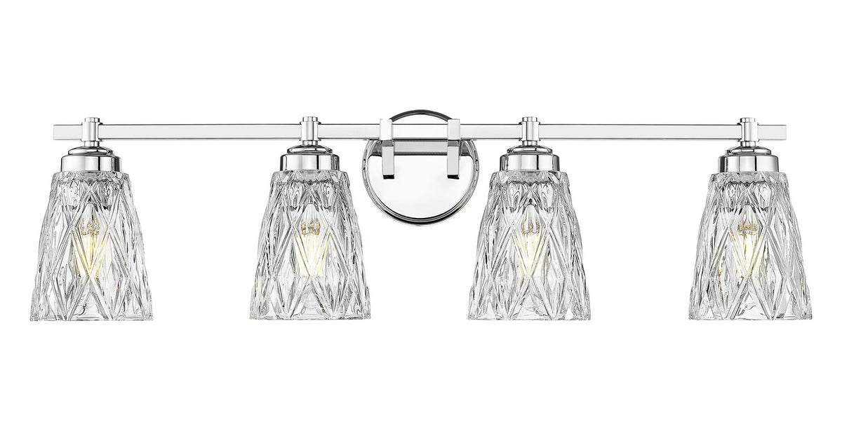Luminaire de vanité Andree Chrome, 32" – vue 2