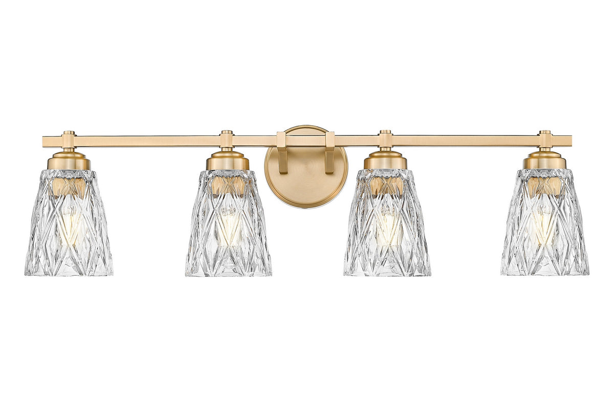 Luminaire de vanité Andree Or moderne, 32" – vue 2
