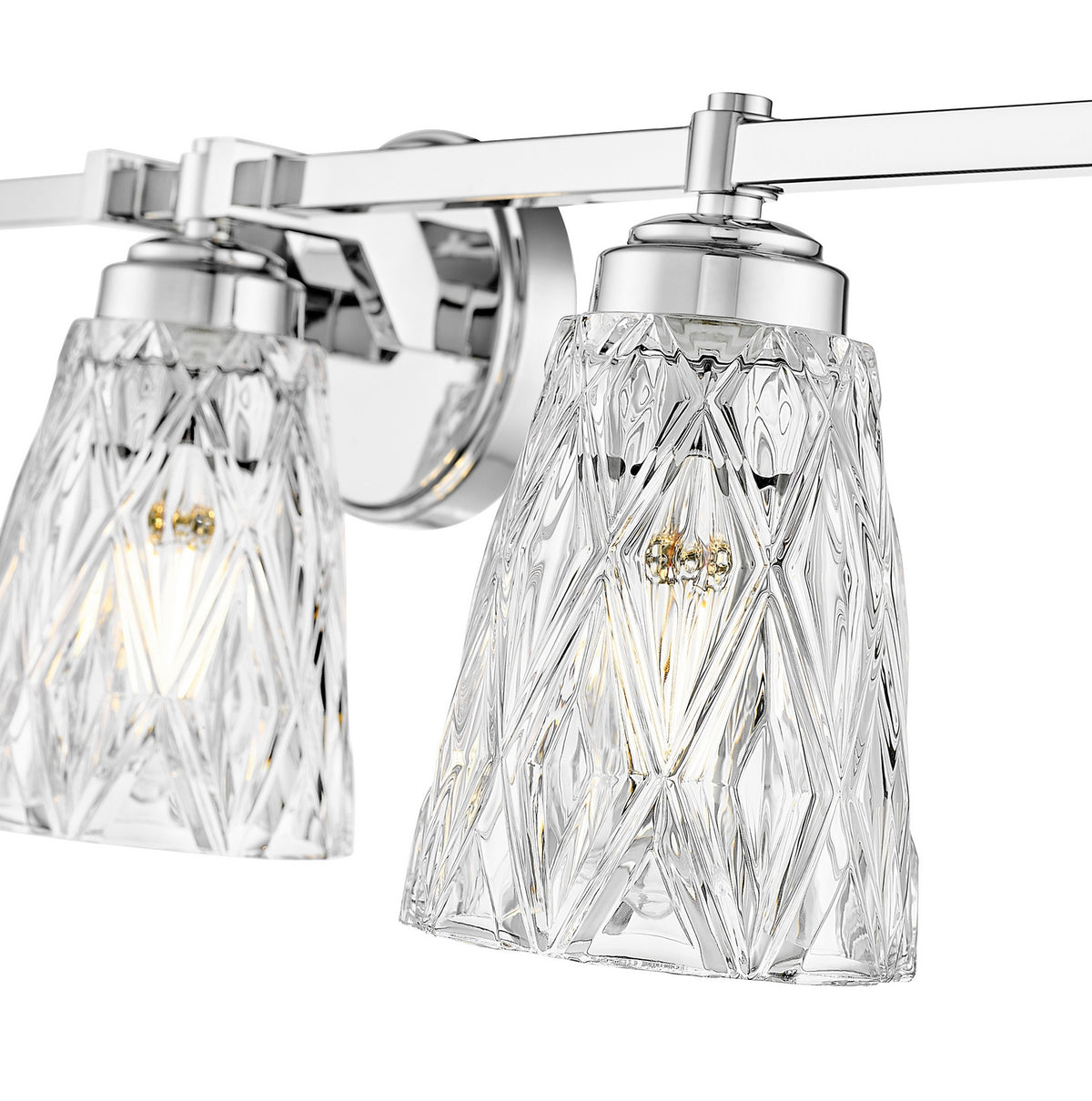 Luminaire de vanité Andree Chrome, 40" – vue 3