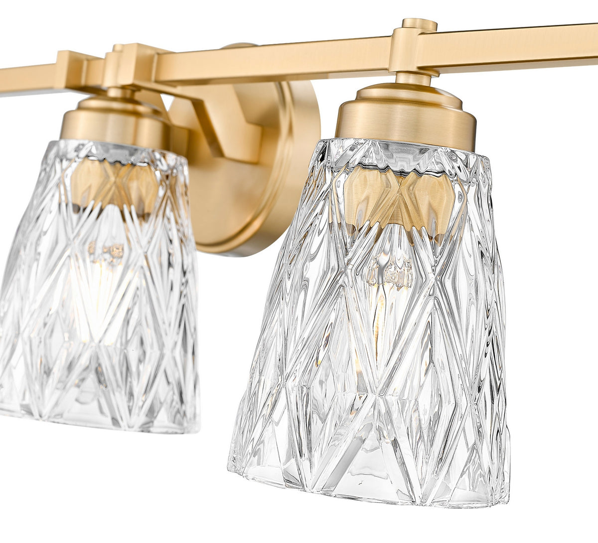 Luminaire de vanité Andree Or moderne, 40" – vue 6