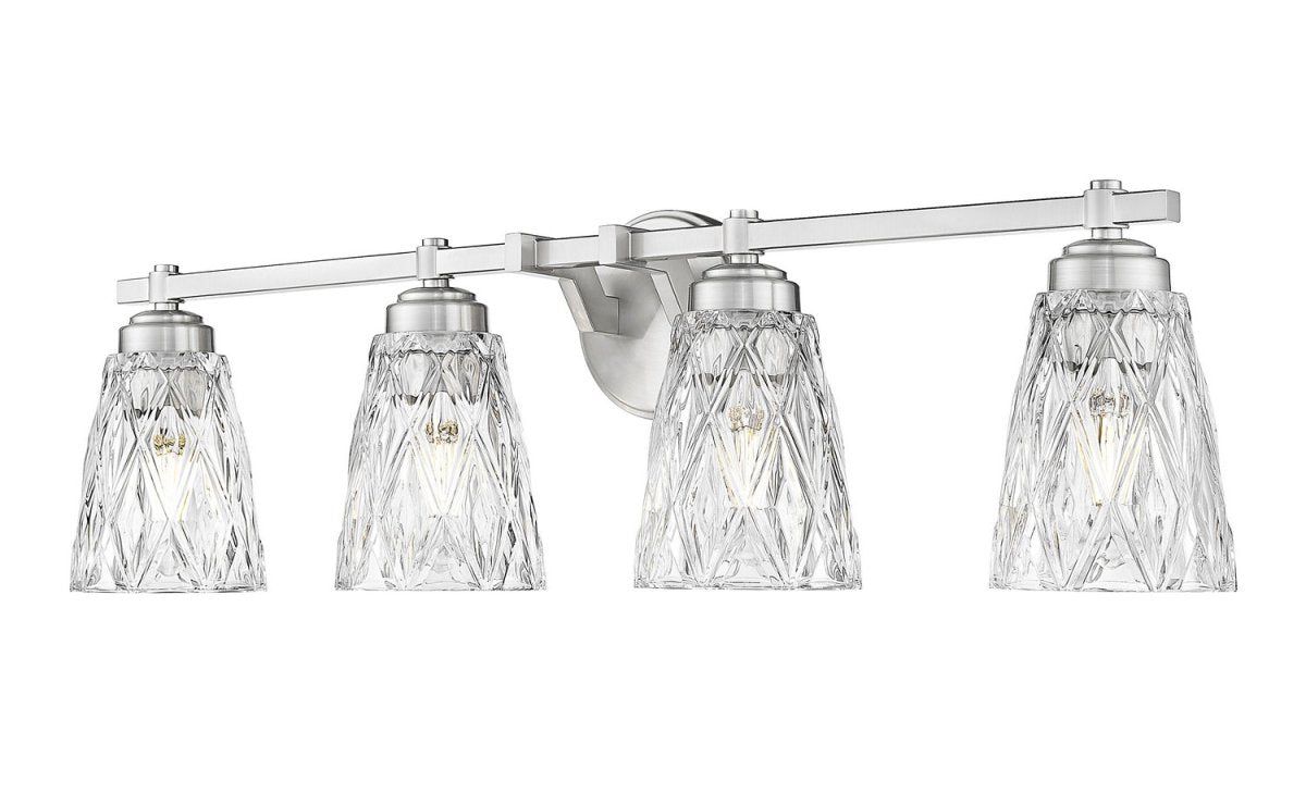 Luminaire de vanité Andree - Nickel brossé 32" by Z-Lite | Luminaires & cie