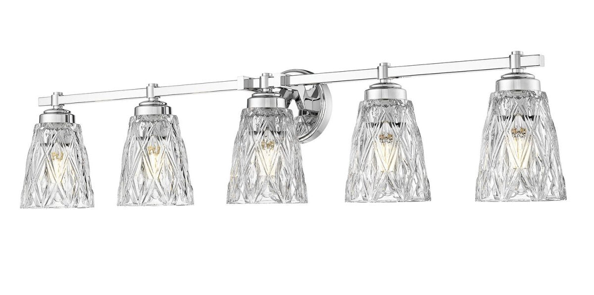 Luminaire de vanité Andree - Chrome 40" by Z-Lite | Luminaires & cie