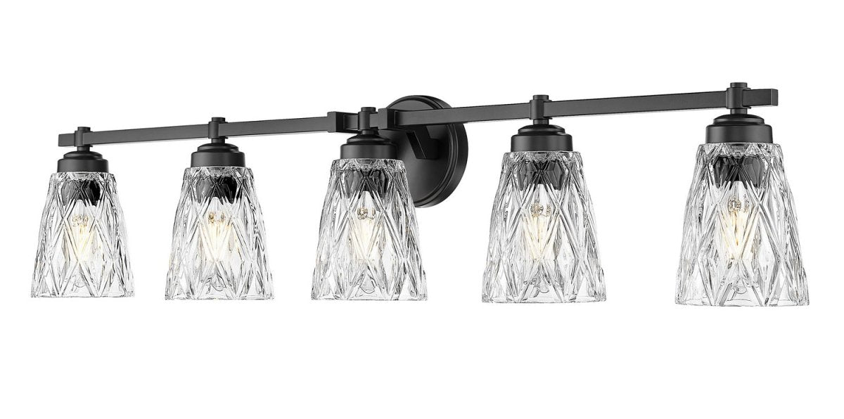 Luminaire de vanité Andree - Noir mat 40" by Z-Lite | Luminaires & cie