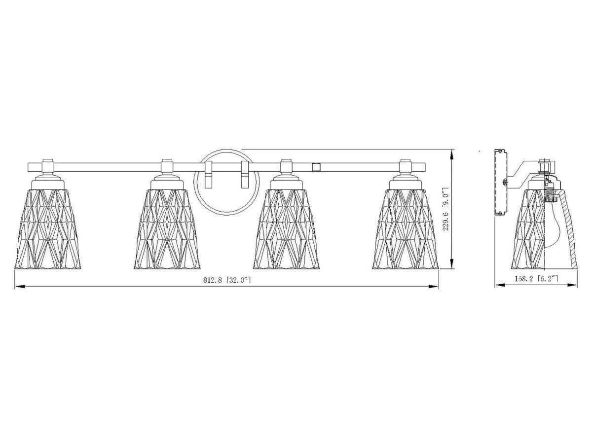 Luminaire de vanité Andree - Or moderne 40" by Z-Lite | Luminaires & cie