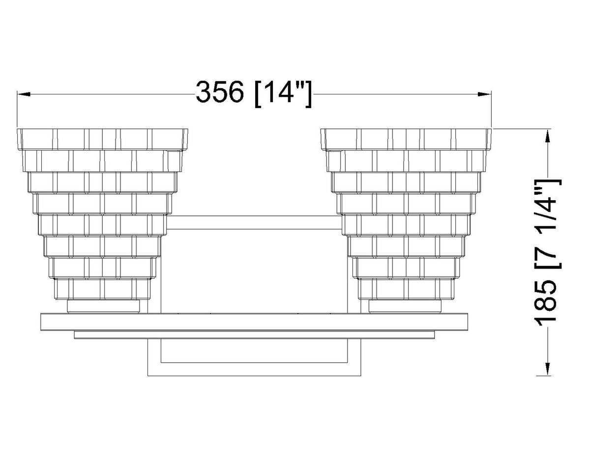 Luminaire de vanité Annalise Nickel brossé, 14" – vue 6