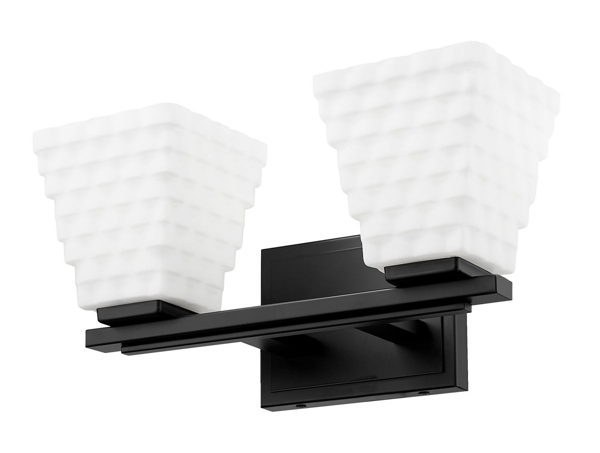Luminaire de vanité Annalise Noir mat, 14" – vue 4