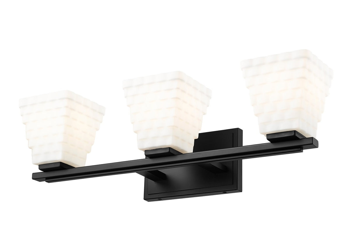 Luminaire de vanité Annalise Noir mat, 24" – vue 3