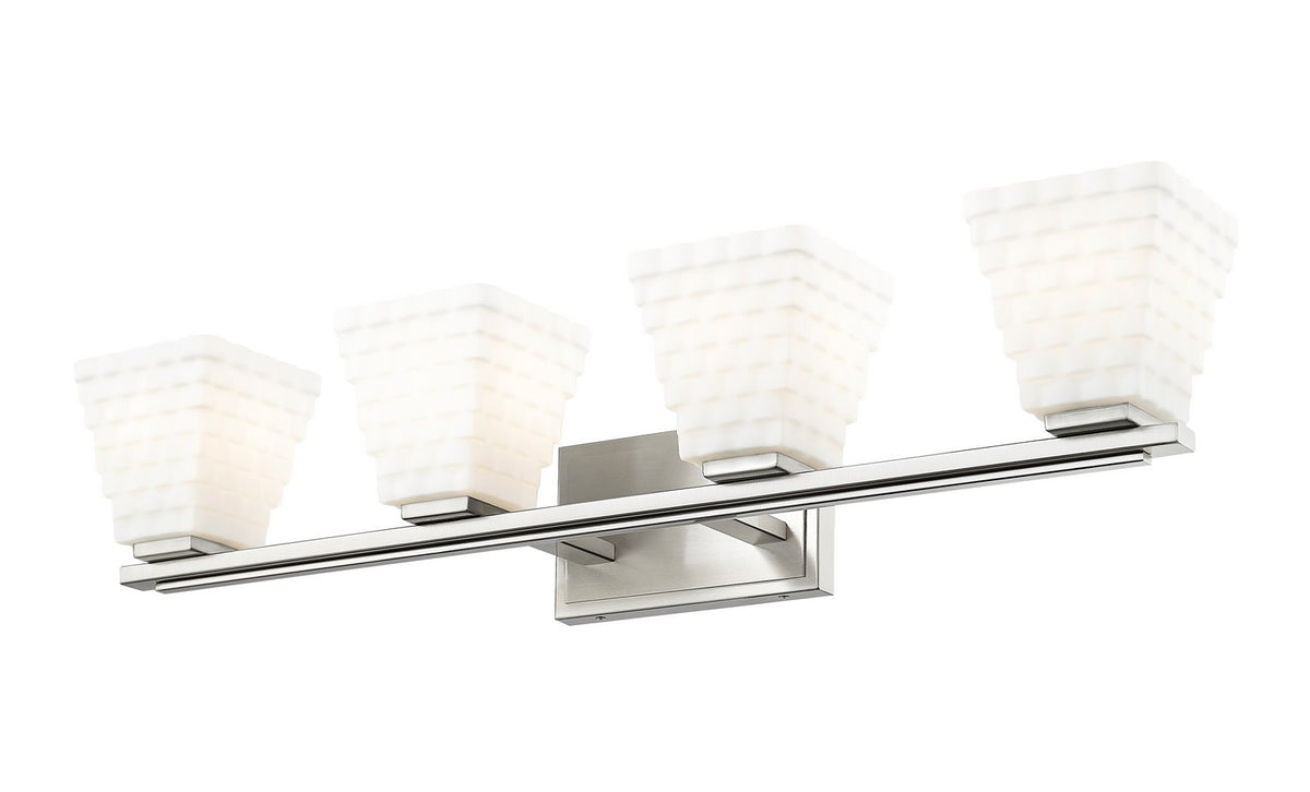 Luminaire de vanité Annalise Nickel brossé, 32" – vue 3