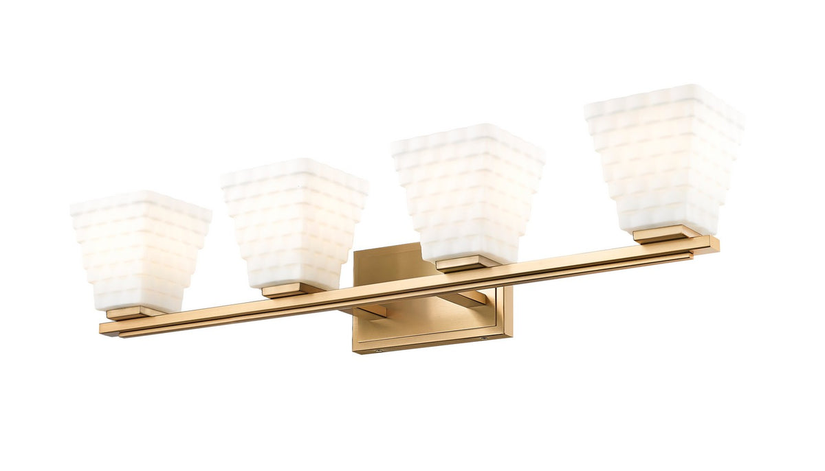 Luminaire de vanité Annalise Or moderne, 32" – vue 3