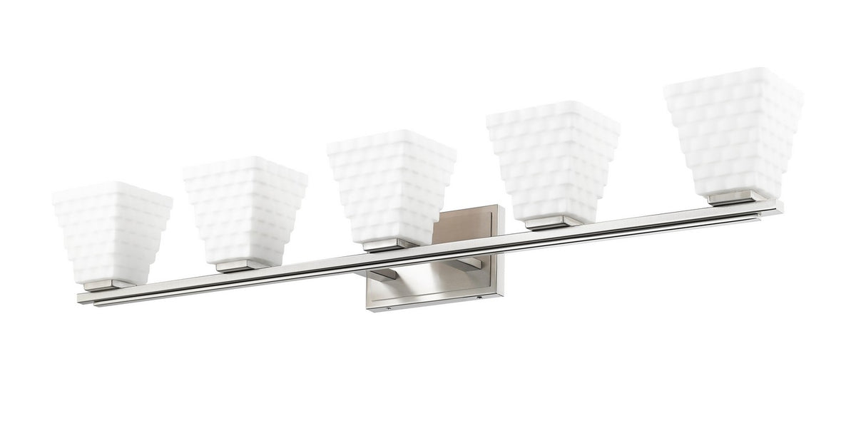 Luminaire de vanité Annalise Nickel brossé, 42" – vue 4