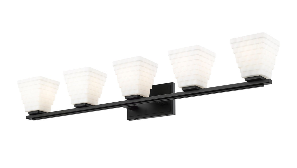 Luminaire de vanité Annalise Noir mat, 42" – vue 3