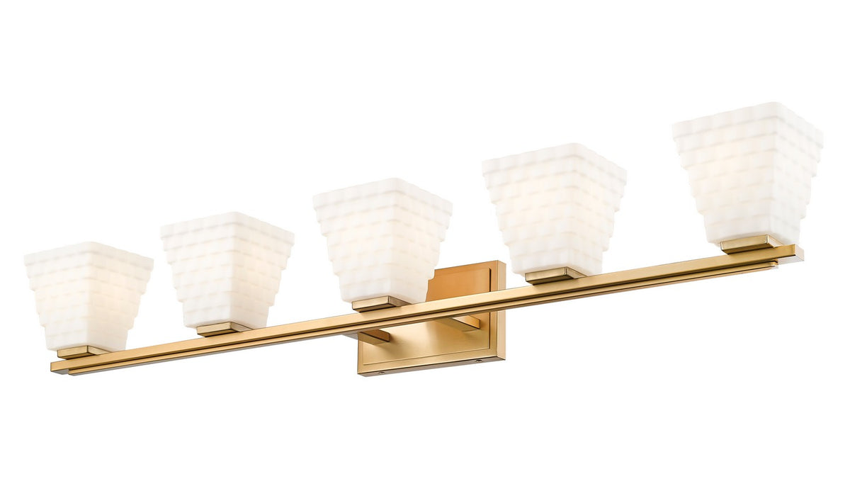 Luminaire de vanité Annalise Or moderne, 42" – vue 3