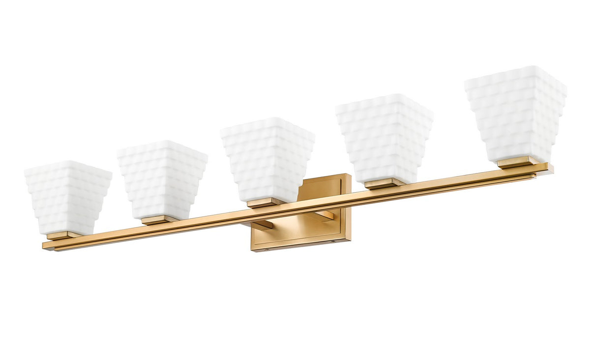 Luminaire de vanité Annalise Or moderne, 42" – vue 4