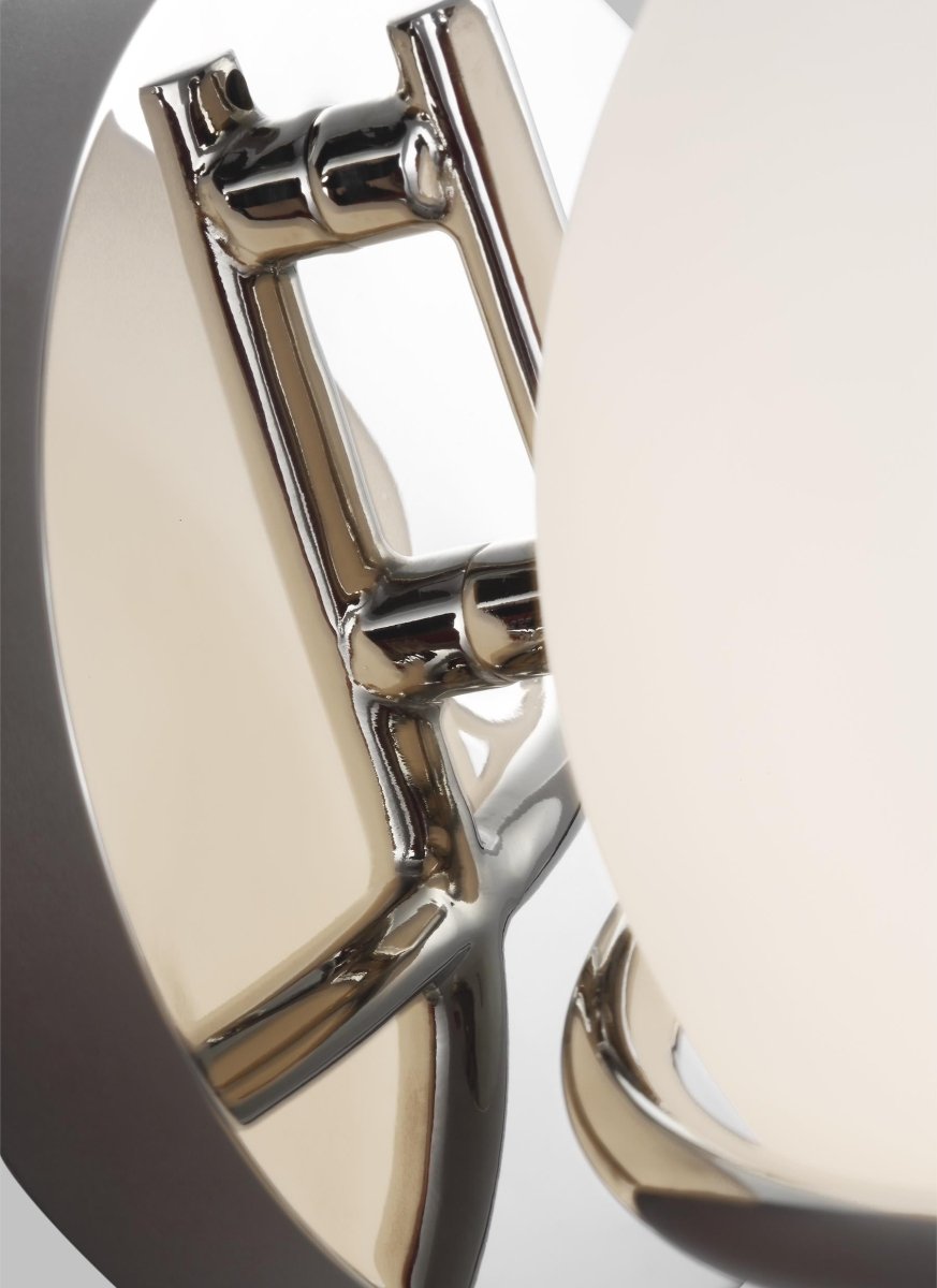 Luminaire de vanité Apollo - Nickel poli by Visual Comfort Studio | Luminaires & cie