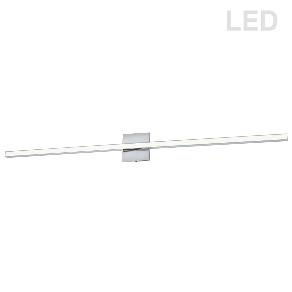 Barre d'éclairage de salle de bain Arandel 47 1/2", 1 1/2", Chrome poli – Dainolite