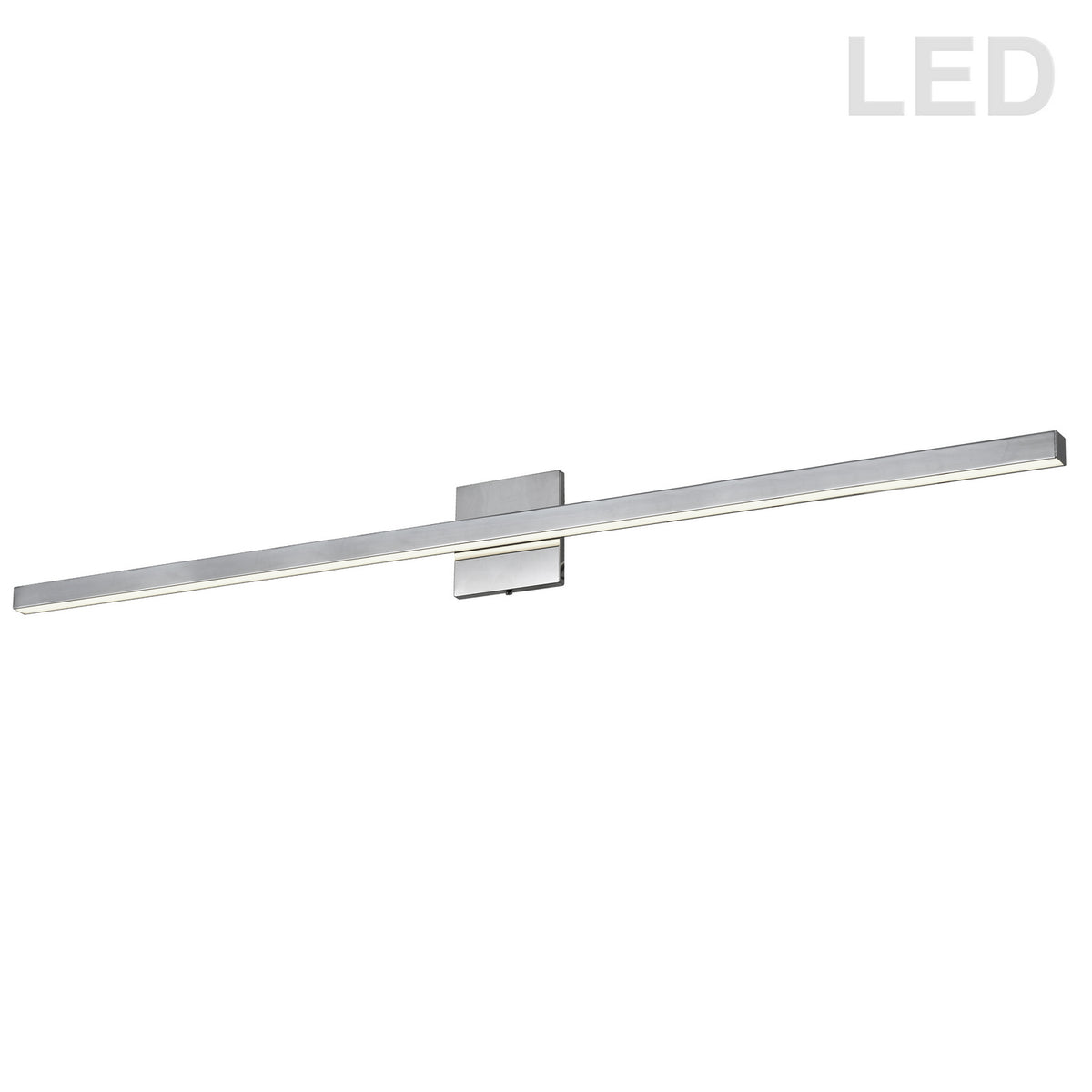 Barre d'éclairage de salle de bain Arandel 1 1/2", 47 1/2", Chrome poli – Dainolite