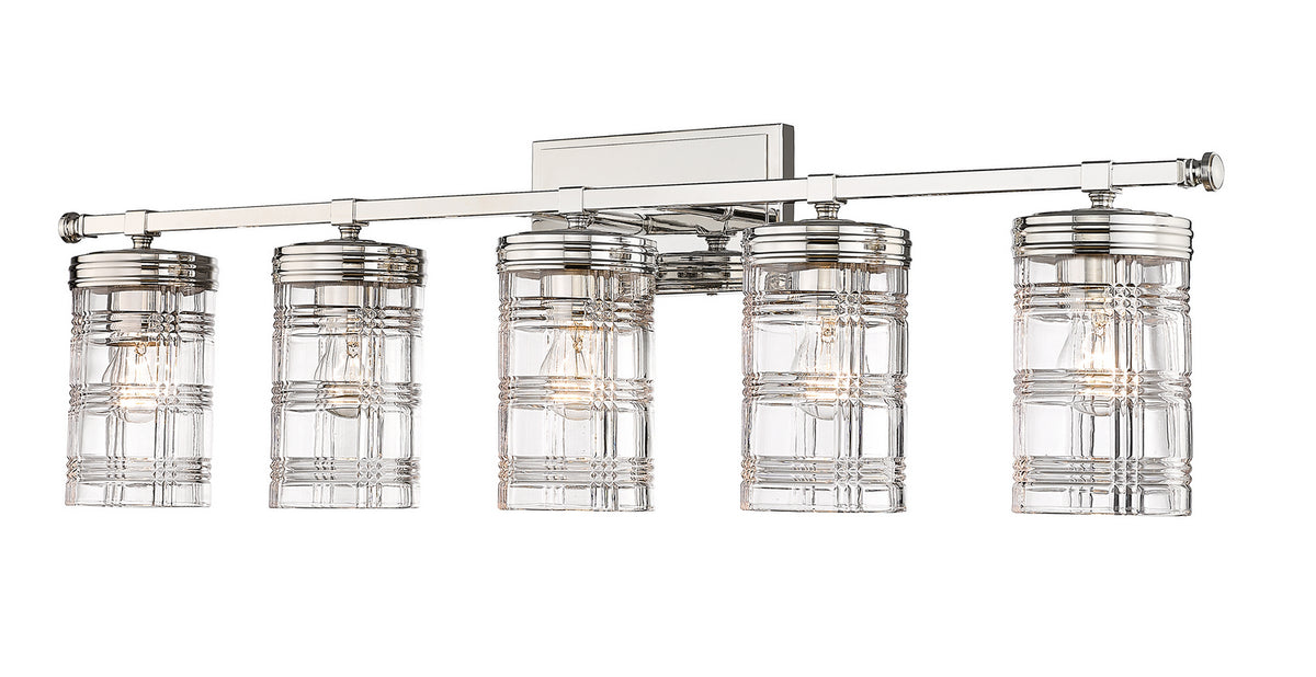 Luminaire de vanité Archer Nickel poli, 38" – Z-Lite
