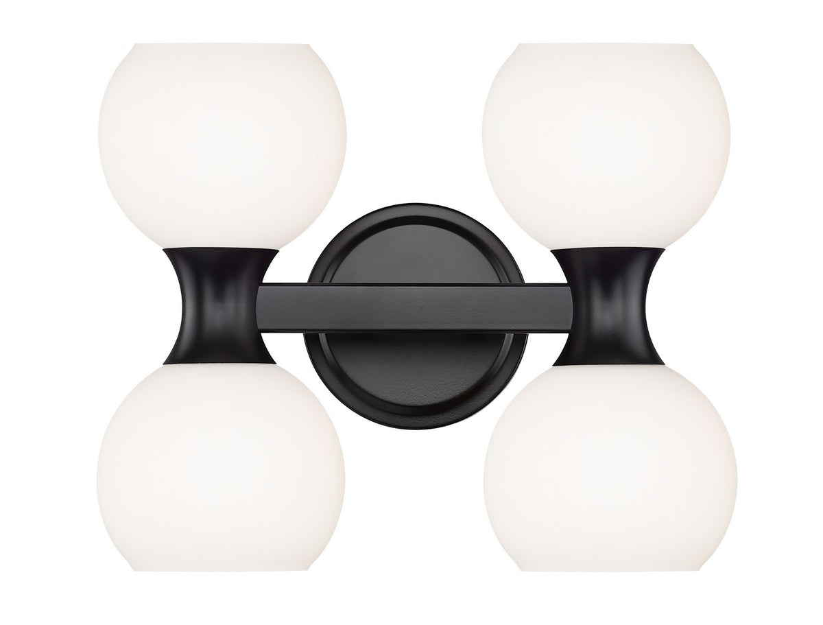 Luminaire de vanité Artemis Noir mat, 13" – Z-Lite
