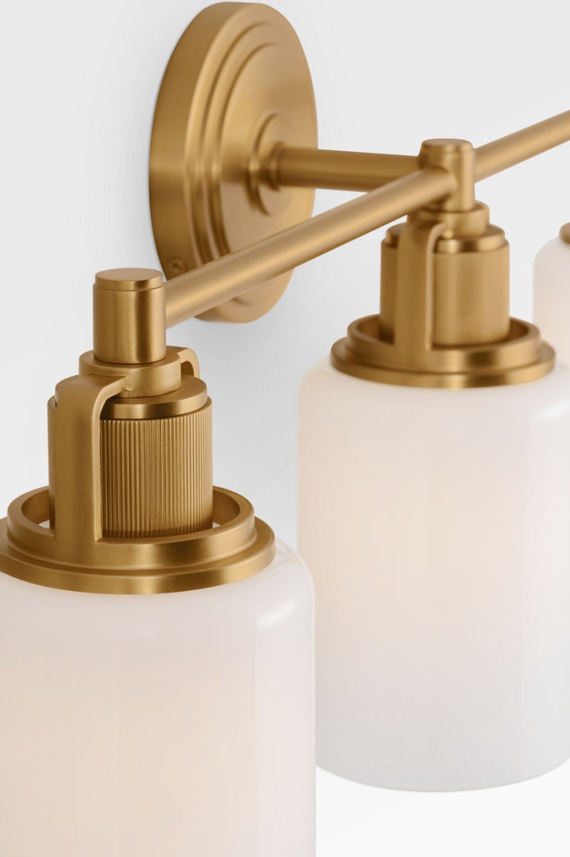 Luminaire de vanité Ashford - Nickel poli 23 3/4" by Visual Comfort Studio | Luminaires & cie