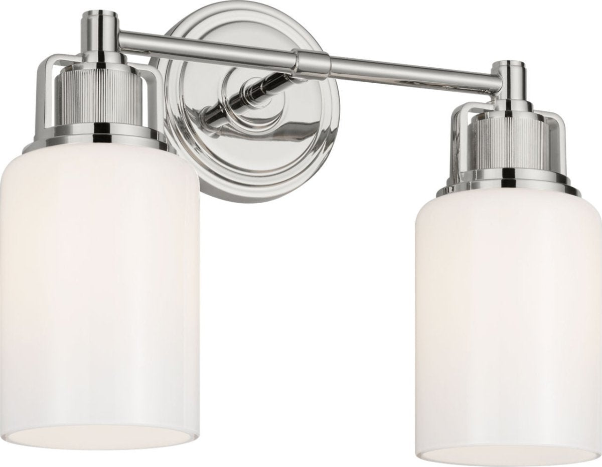 Luminaire de vanité Ashford - Nickel poli 23 3/4" by Visual Comfort Studio | Luminaires & cie