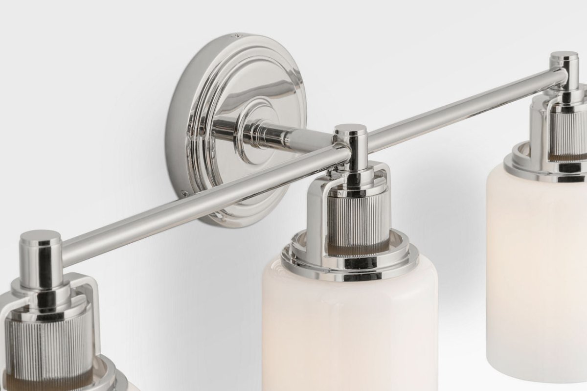 Luminaire de vanité Ashford - Nickel poli 23 3/4" by Visual Comfort Studio | Luminaires & cie