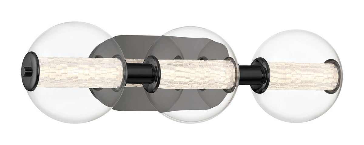 Luminaire de vanité Atomo Noir mat, 24 3/4" – vue 2